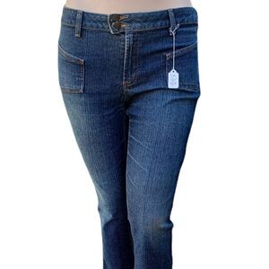 43466...Mossimo Bootcut Jeans Size 13JR. W34" 26"Inseam  9"Rise